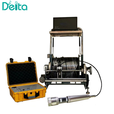 100m sampai 2000m Downhole Waterproof Camera untuk inspeksi saluran pembuangan pipa